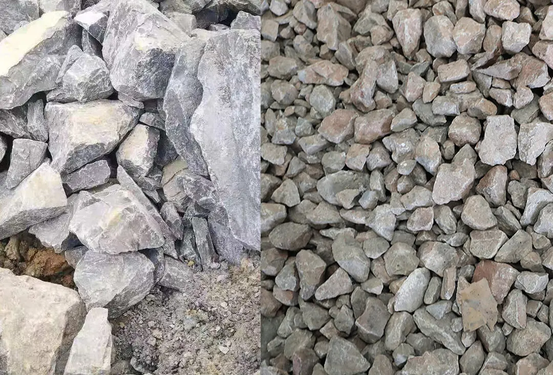 Comparison of Limestone and Crushed Limestone