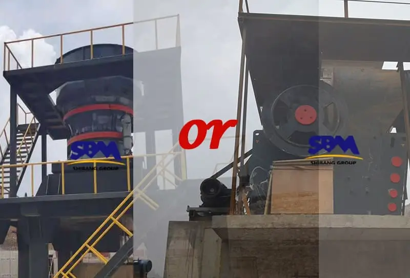 Cone Stone Crusher Vs Jaw Crusher