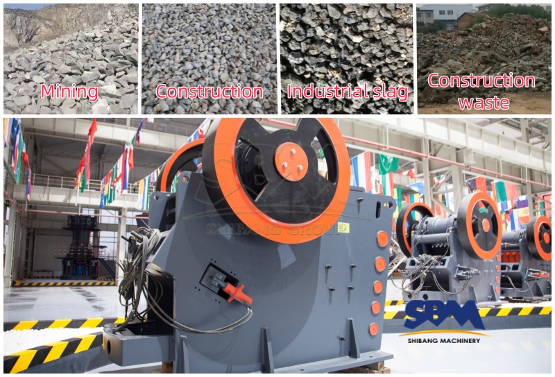 Versatility of jaw crusher