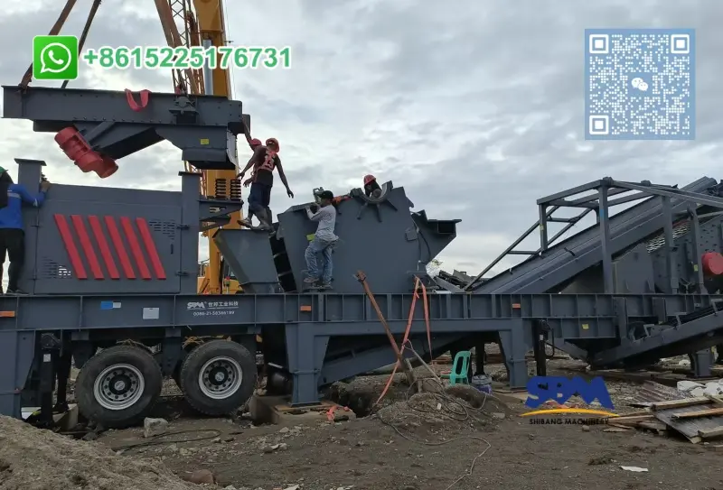 Mobile Jaw Crusher Installing