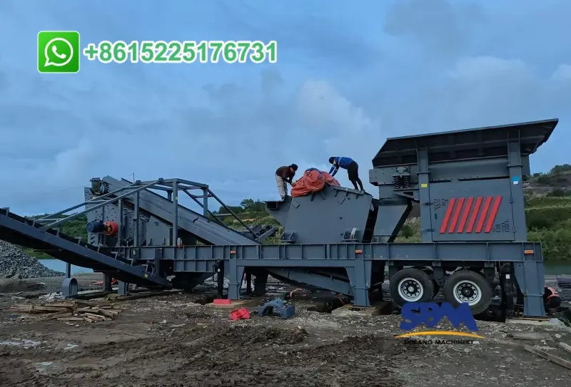 Mobile Jaw Crusher Installing